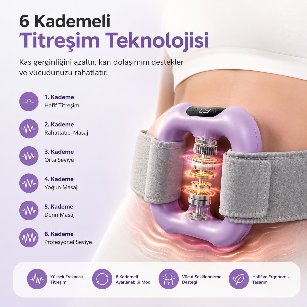 Noelia Fasya Masaj Aleti | Titreşimli Vücut Şekillendirme