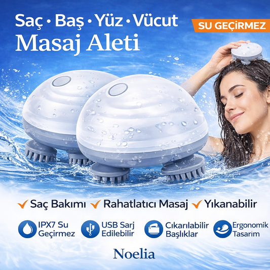 Saç • Baş • Yüz • Vücut Masaj Aleti