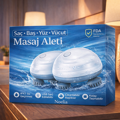 Saç • Baş • Yüz • Vücut Masaj Aleti