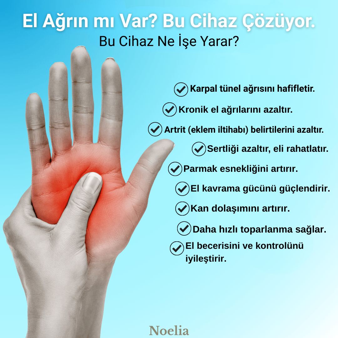 El Ağrısı ve Eklem İltihabı için El Masaj Cihazı