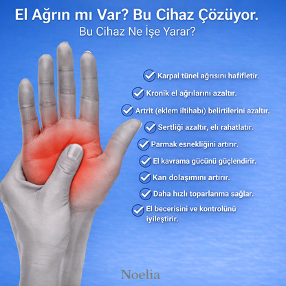 El & Bilek Ağrısı için El Masaj Cihazı