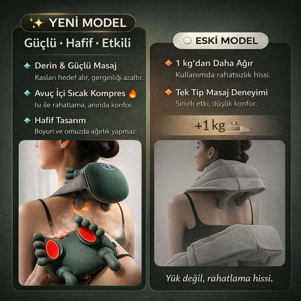 Noelia Boyun & Omuz Masaj Aleti