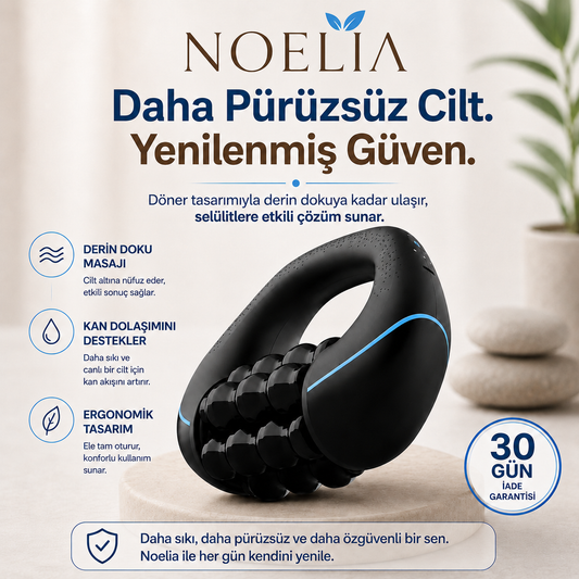 Noelia Selülit Masaj Aleti | Sıkılaştırıcı Vücut Şekillendirici Masaj Cihazı