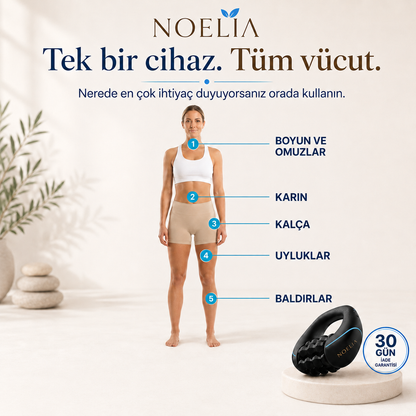 Noelia Selülit Masaj Aleti | Sıkılaştırıcı Vücut Şekillendirici Masaj Cihazı